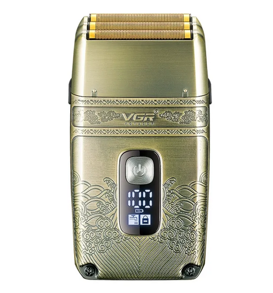 Профессиональная электробритва Шейвер VGR V-335 Shaver с тремя ножевыми блоками 10884 фото
