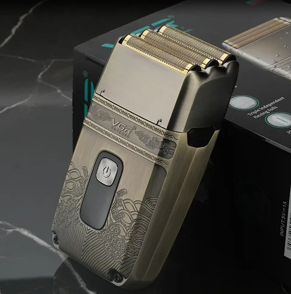 Профессиональная электробритва Шейвер VGR V-335 Shaver с тремя ножевыми блоками 10884 фото