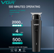 Аккумуляторный триммер для стрижки волос VGR V-933, 4 насадки 10643 фото 5