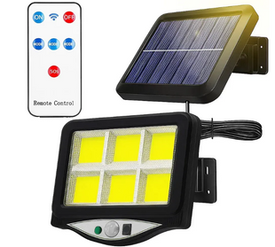 Фонарь подвесной уличный Solar light BL BK-128-6 COB предназначен для автономного освещения территории 07499 фото