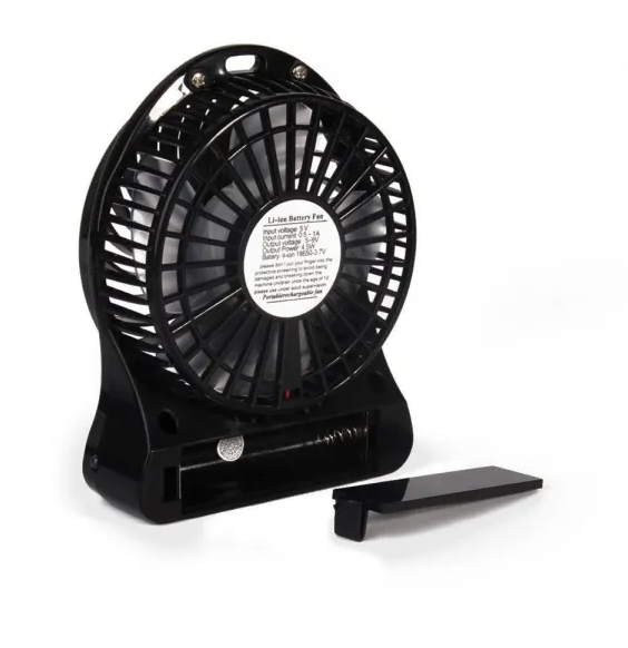 Аккумуляторный вентилятор Usb Mini Fan настольный, беспроводной мини вентилятор 01715 фото