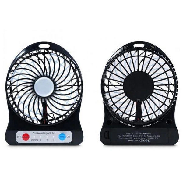 Аккумуляторный вентилятор Usb Mini Fan настольный, беспроводной мини вентилятор 01715 фото