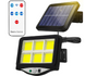 Фонарь подвесной уличный Solar light BL BK-128-6 COB предназначен для автономного освещения территории 07499 фото 1