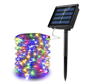 Гирлянда Капля росы RGB цвет с солнечной панелью 10m/100led 16911 фото