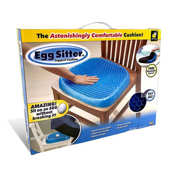 Гелева подушка Egg sitter ортопедична для розвантаження хребта, подушка для сидіння 30333 фото