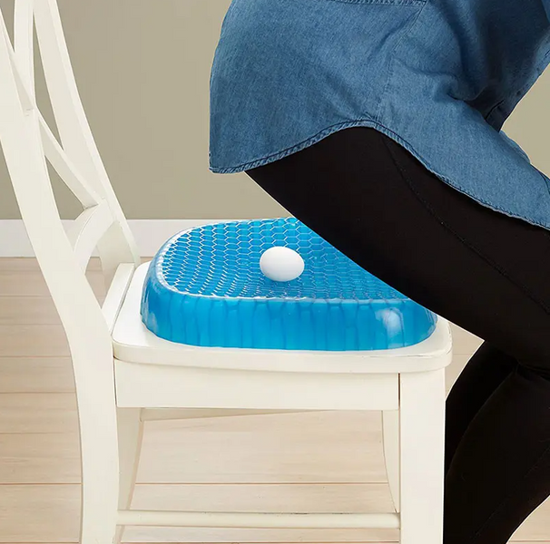 Гелева подушка Egg sitter ортопедична для розвантаження хребта, подушка для сидіння 30333 фото