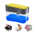 Органайзер для мочалок с мыльницей и дозатором нажимная Soap Pump Sponge Caddy 01150 фото 7