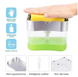Органайзер для мочалок с мыльницей и дозатором нажимная Soap Pump Sponge Caddy 01150 фото 4