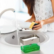Органайзер для мочалок с мыльницей и дозатором нажимная Soap Pump Sponge Caddy 01150 фото 2