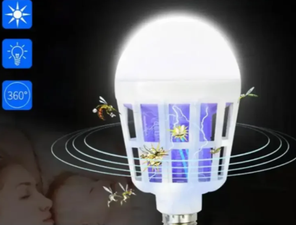 Отпугиватель Pest repeller light стробоскоп лампочка Е27 уничтожитель насекомых 05294 фото